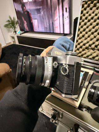 Cámara Olympus OM1 1979 Kit Completo