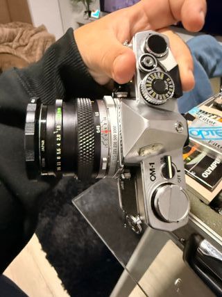 Cámara Olympus OM1 1979 Kit Completo