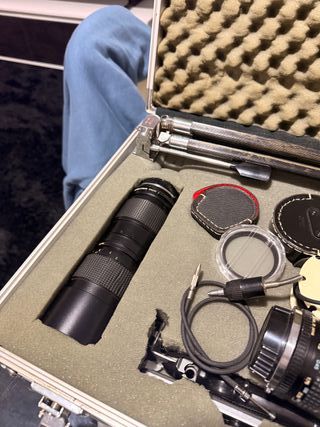 Cámara Olympus OM1 1979 Kit Completo