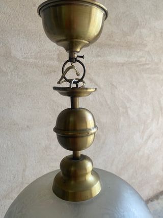 2 Lampade da Soffitto in Bronzo