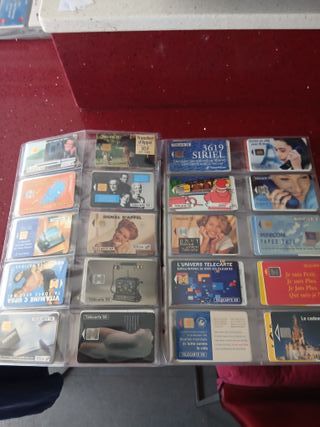 120 Carte Telefoniche Francia con fogli