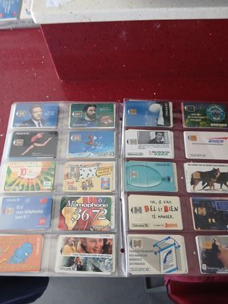120 Carte Telefoniche Francia con fogli