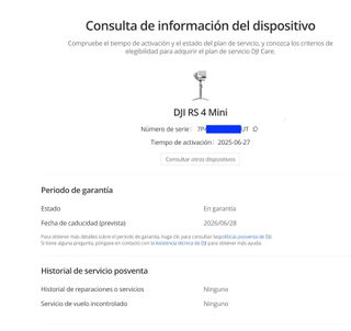 DJI RS 4 Mini Combo NUEVO en garantia oficial