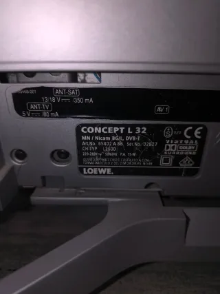 TV Loewe 32 Concept Plata