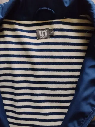 Chubasquero mujer azul