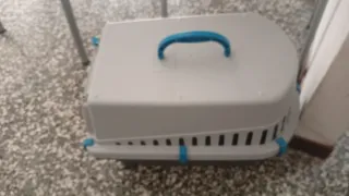 Trasportino Cane/Gatto Blu Grigio