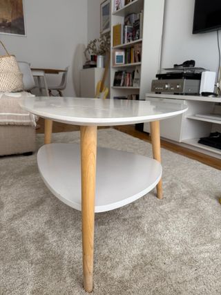 Mesa centro salón blanca Maisons du Monde