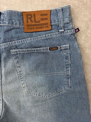 Pantaloni Polo Ralph Lauren Uomo Righe Blu