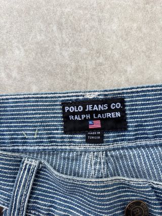 Pantaloni Polo Ralph Lauren Uomo Righe Blu