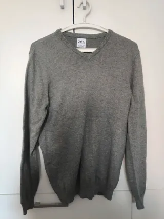 Jersey Zara Gris Talla S