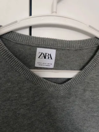 Jersey Zara Gris Talla S