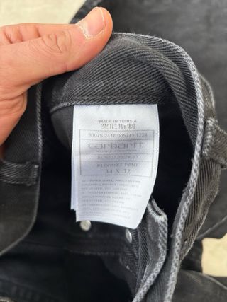 Pantaloni Carhartt Uomo Neri