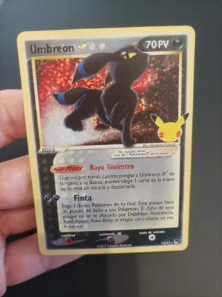 Umbreon Gold Star Español 25 Aniversario