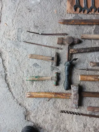 Lote Antiguo Herramientas Manuales