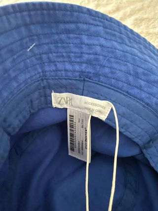 Gorra bucket Zara 6/9 años con etiqueta
