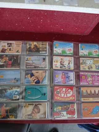 120 Carte Telefoniche Francia con Foglie