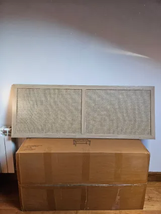 Cabecero Ratan Roble Claro