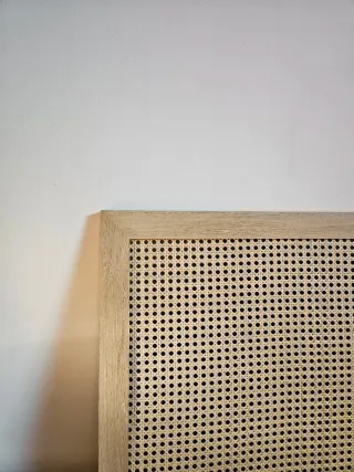 Cabecero Ratan Roble Claro