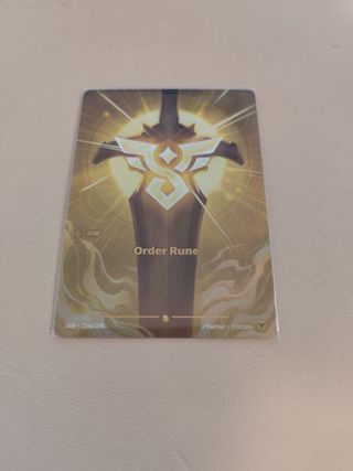 Order Rune (Arte Alternativo) - Carta de Riftbound