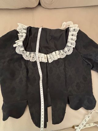 Corpiño fallera mujer negro talla 44 aproxaproxima
