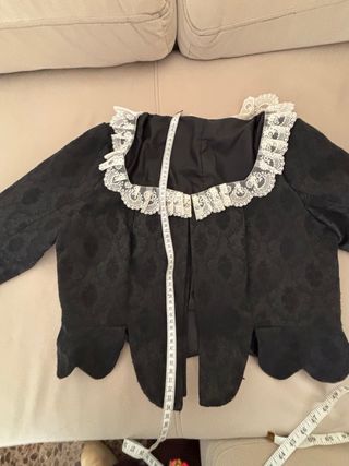 Corpiño fallera mujer negro talla 44 aproxaproxima