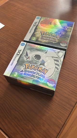 Cajas Pokémon Oro Heartgold y Plata Soulsilver art