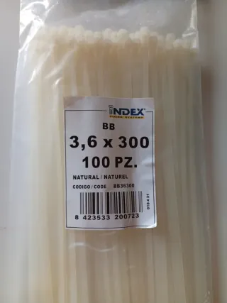 Bridas Index 3,6x300 mm (100 uds)