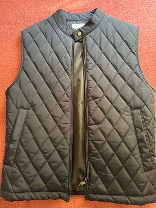 Chaleco acolchado azul marini