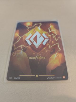 Body Rune (Arte Alternativo) - Carta de Riftbound