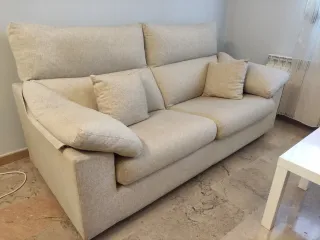 Sofá de 3 plazas beige
