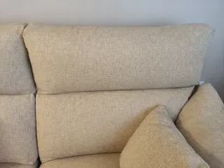 Sofá de 3 plazas beige