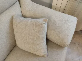 Sofá de 3 plazas beige