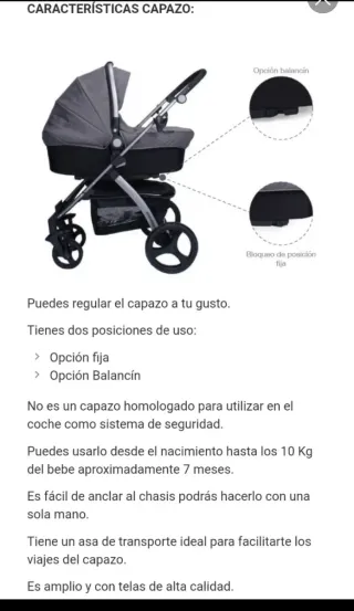 Trío cochecito bebé