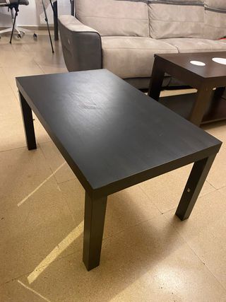 Mesa de centro de madera negra