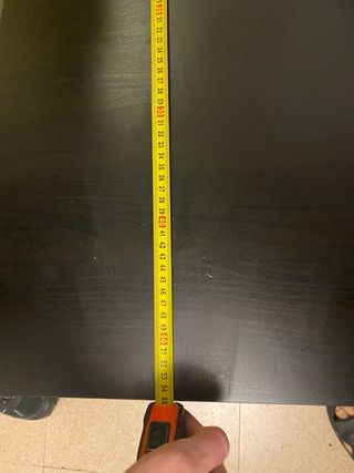 Mesa de centro de madera negra