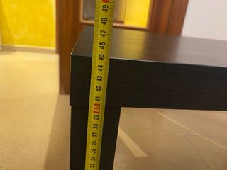 Mesa de centro de madera negra