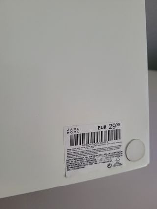 Caja joyero blanco zara home