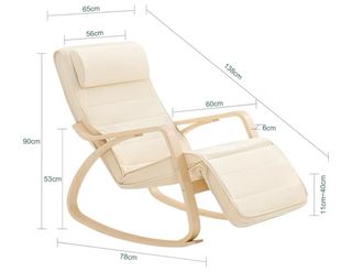 Mecedora con reposapiés