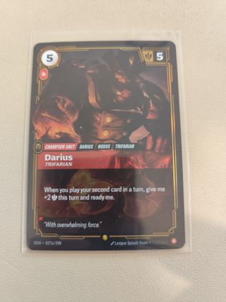 Darius (Arte Alternativo) - Carta de Riftbound