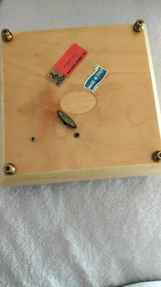 Joyero Musical Italiano Beige/Marrón