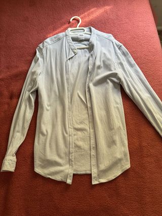 Camisa Zara Rayas Azules