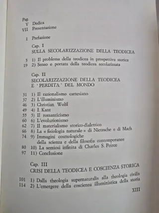 Secolarizzazione della teodicea - Paolo Miccoli