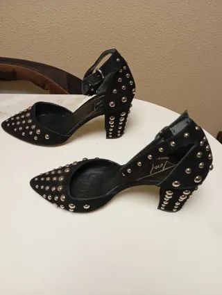 Zapatos Toral Talla 38 Negros