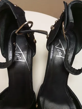 Zapatos Toral Talla 38 Negros