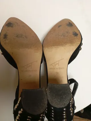 Zapatos Toral Talla 38 Negros