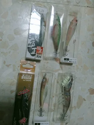 Caña de pescar eging