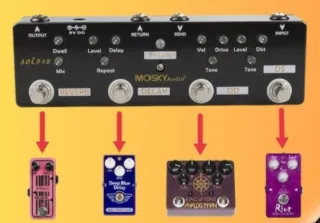 Pedale Effetti Chitarra Mosky SOL918