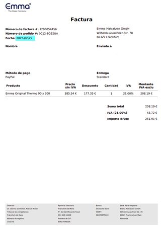 Colchón EMMA+Base Tapizada IKEA en garantia