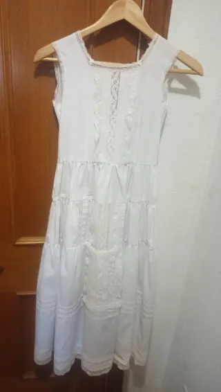 Vestido de comunión blanco niña