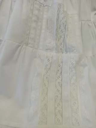 Vestido de comunión blanco niña